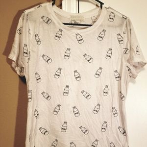 Cute Kawaii Harajuku Milk Shirt